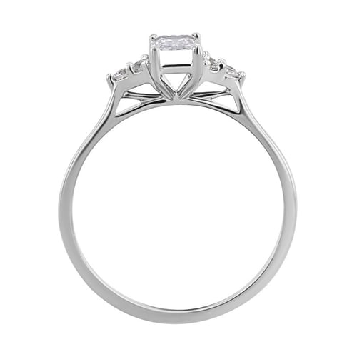 Zásnubný prsteň s emerald diamantom Rhea