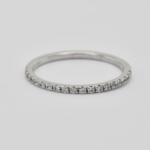 Zlatý eternity prsteň s 1.25mm diamantmi Ogyn
