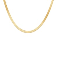 Herringbone plochá retiazka 45 cm zo striebra