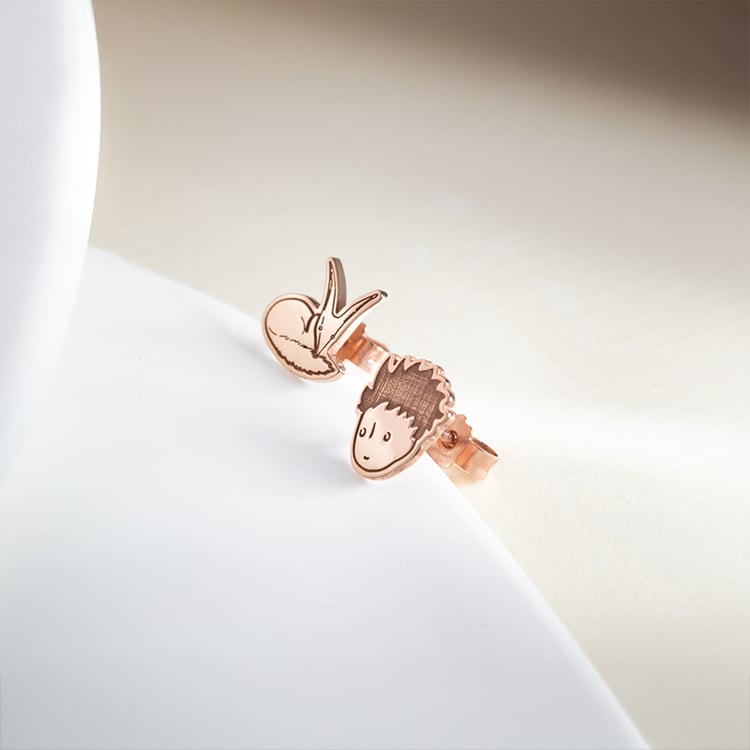 Náušnice Malý princ a líška 151283