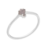 Minimalistický prsteň so salt and pepper diamantom Veljko