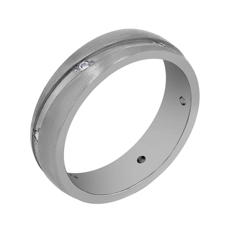 Titanové snubné prstene s diamantmi Otto 107706