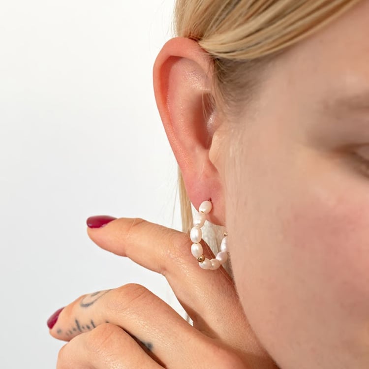 Kolekcia strieborných šperkov s perlami 163817