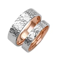 Svadobné obrúčky z viacfarebného zlata Rery