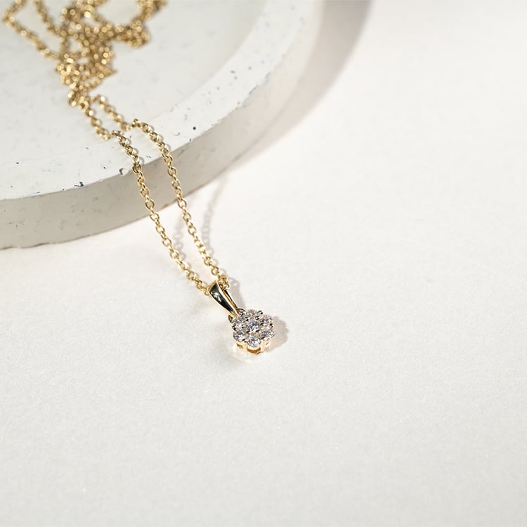 Strieborný prívesok s lab-grown diamantmi Chrisstel 133953