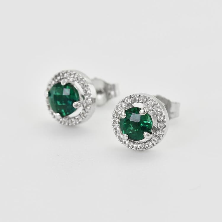Náušnice zo smaragdmi 41893