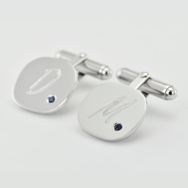 Strieborné manžetové gombíky 27842