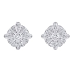 Zlaté náušnice plné diamantov Melveen