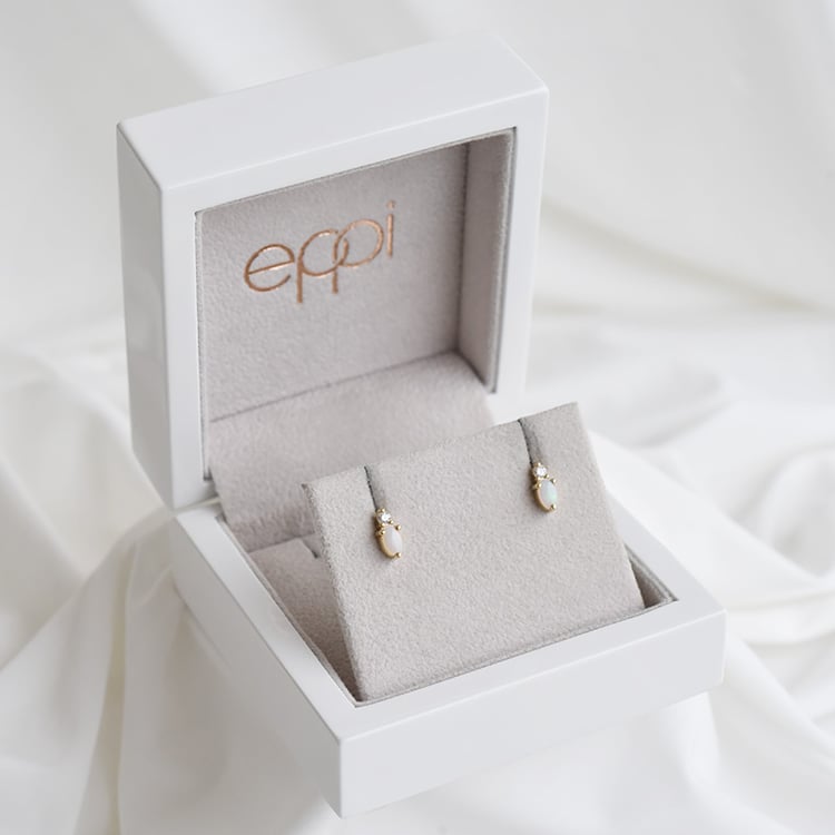 Zlaté cluster náušnice 90414