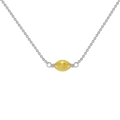 Zlatý choker so žltým diamantom Shantai