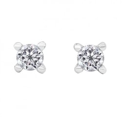 Napichovacie náušnice s 0.20ct diamantmi Jada