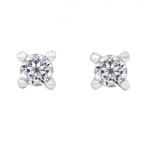 Napichovacie náušnice s 0.20ct diamantmi Jada