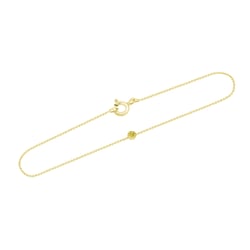 Zlatý minimalistický náramok so žltým diamantom Lepio