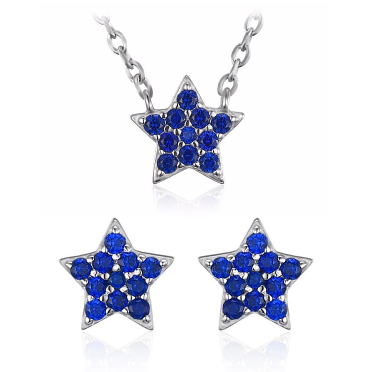 Hviezdna strieborná kolekcia plná spinelov Maite