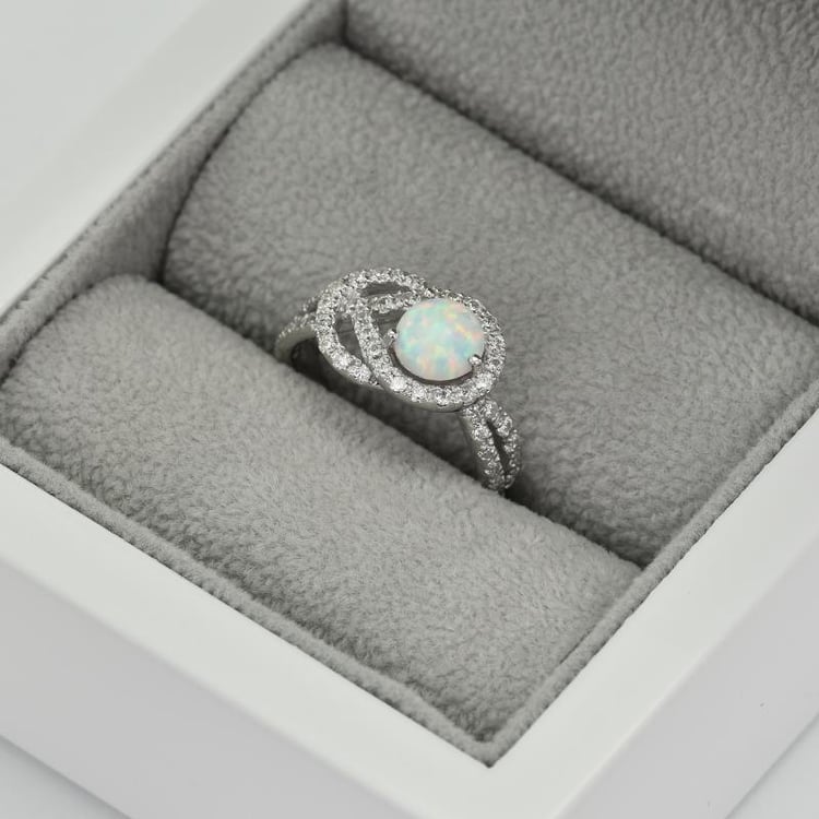 Prsteň zo striebra 36955