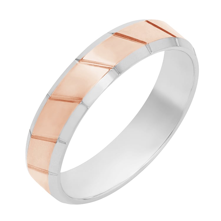 Prsteň z ružového zlata 80374