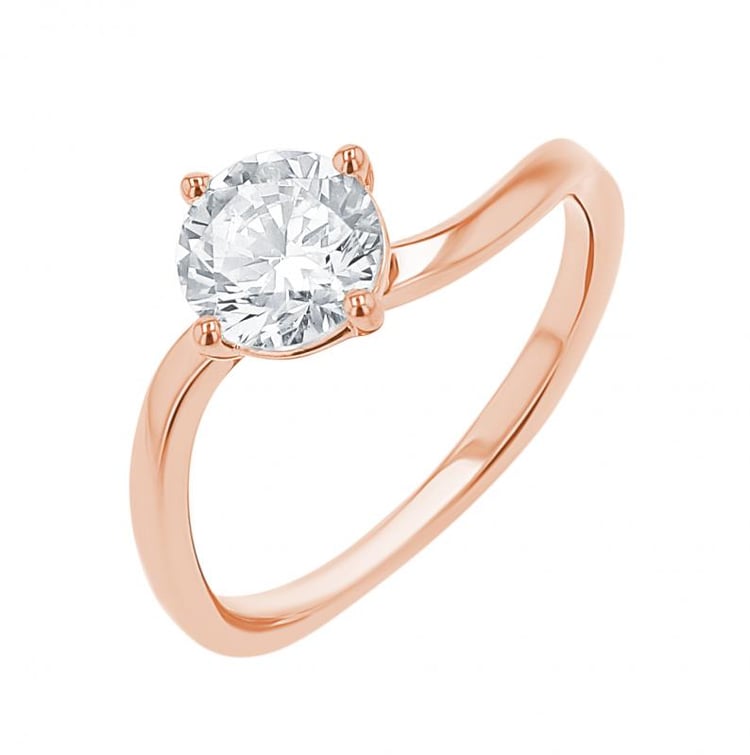Zásnubný prsteň s diamantom 155475