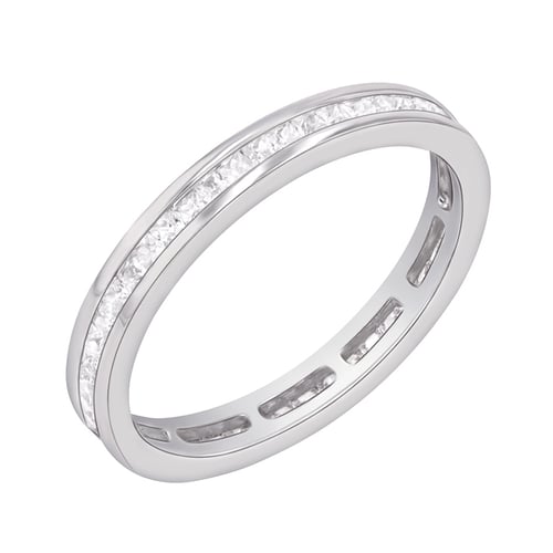 Eternity obrúčka s lab-grown diamantmi a komfortný prsteň Teppo