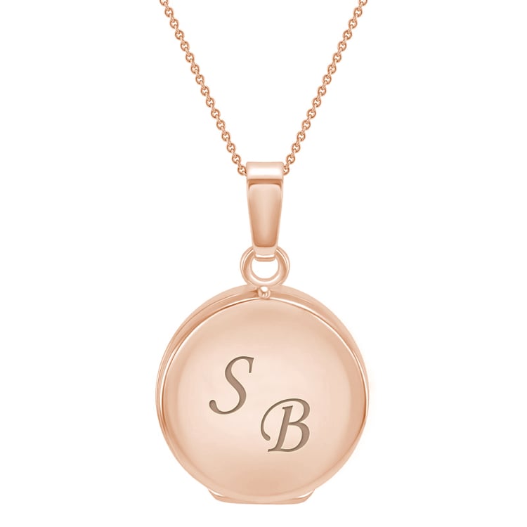 Medailón zo zlata s gravírom 38097