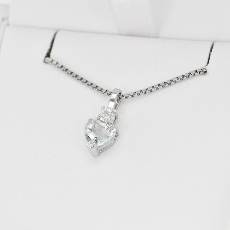 Akvamarínový náhrdelník 22608