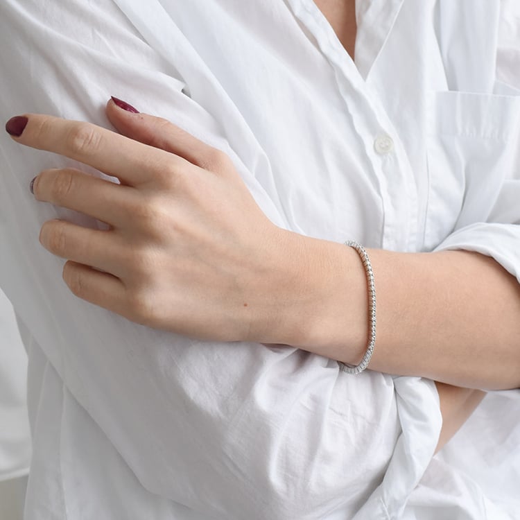 Náramok so zirkónmi 90620