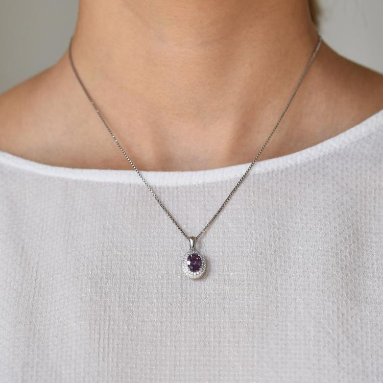 Ametystový náhrdelník 19403