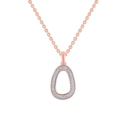 Zlatý prívesok s lab-grown diamantmi Evie