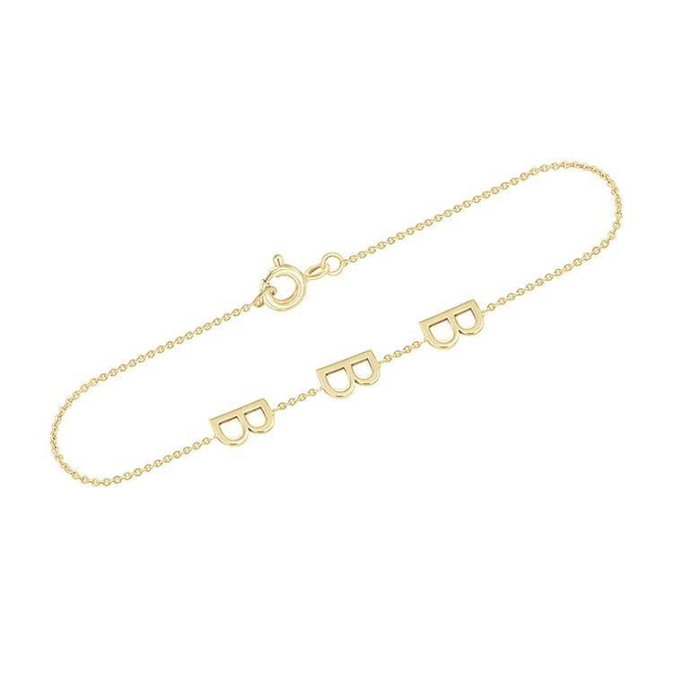 Náramok s 3 písmenami vašej voľby Ainslee