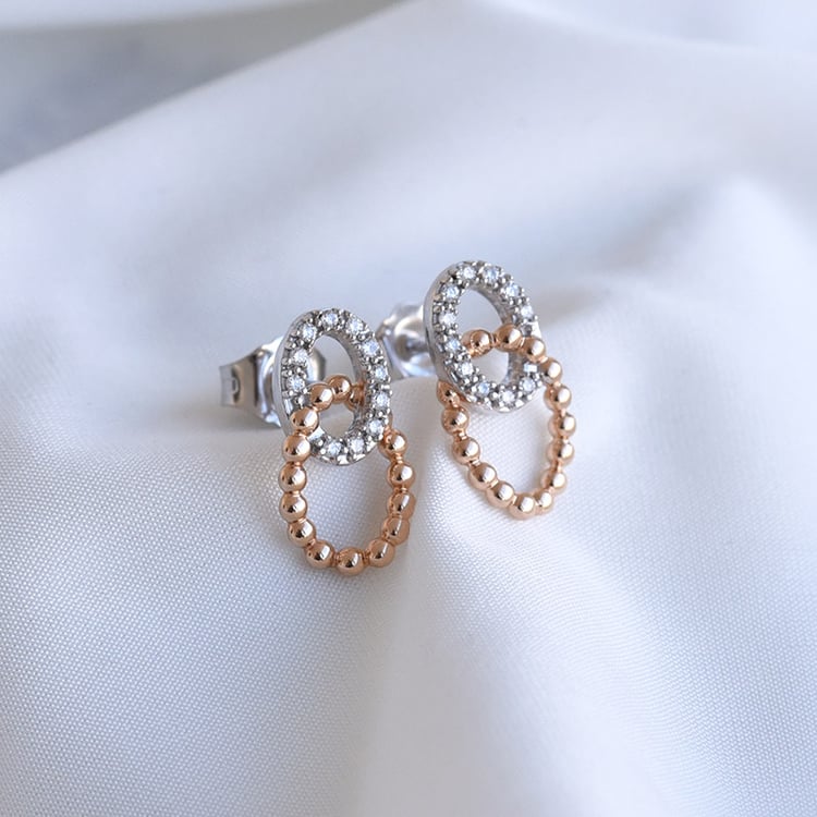 Diamantové náušnice 85036