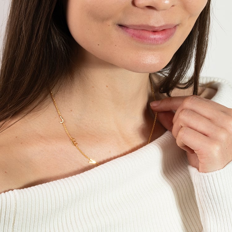 Náhrdelník s 3 písmenami vašej voľby Lupe 149951