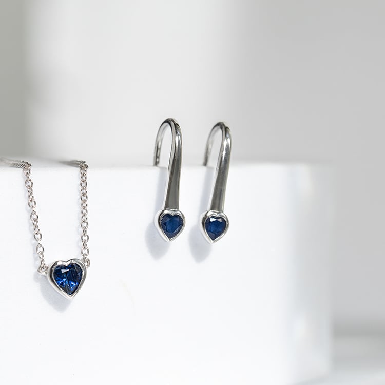 Zafírová kolekcia šperkov Roshni 145808