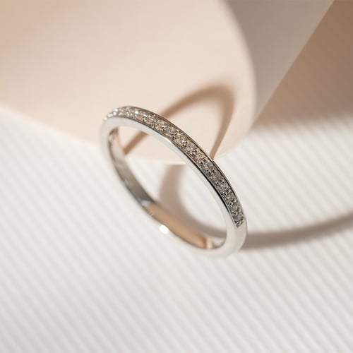 Eternity prsteň s 1.25mm diamantmi Zelia