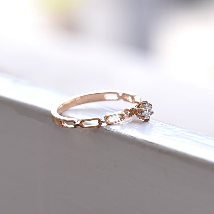 Trendy diamantový prsteň 84424