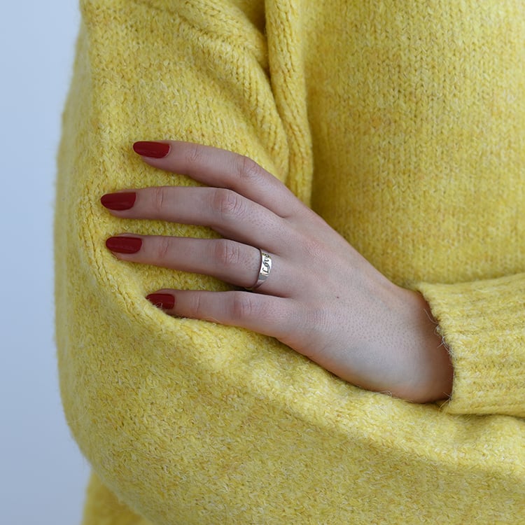 Dámsky pečatný prsteň s gravírom 58228