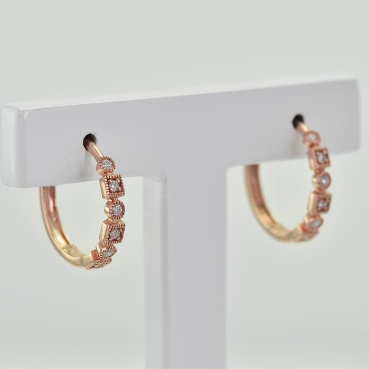 Diamantové náušnice 29121