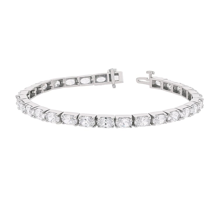 Náramok s oválnymi zirkónmi