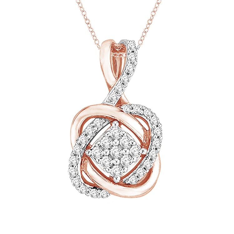 Náhrdelník s diamantmi 95051