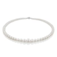 Zlatý náhrdelník z bielych perál Dulcia