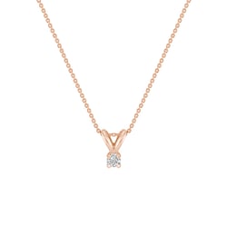 Zlatý prívesok s diamantom Geveline