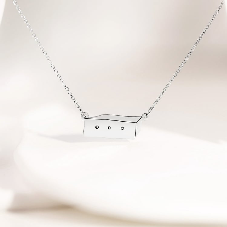 Strieborný náhrdelník s krabicou Malý princ 157460