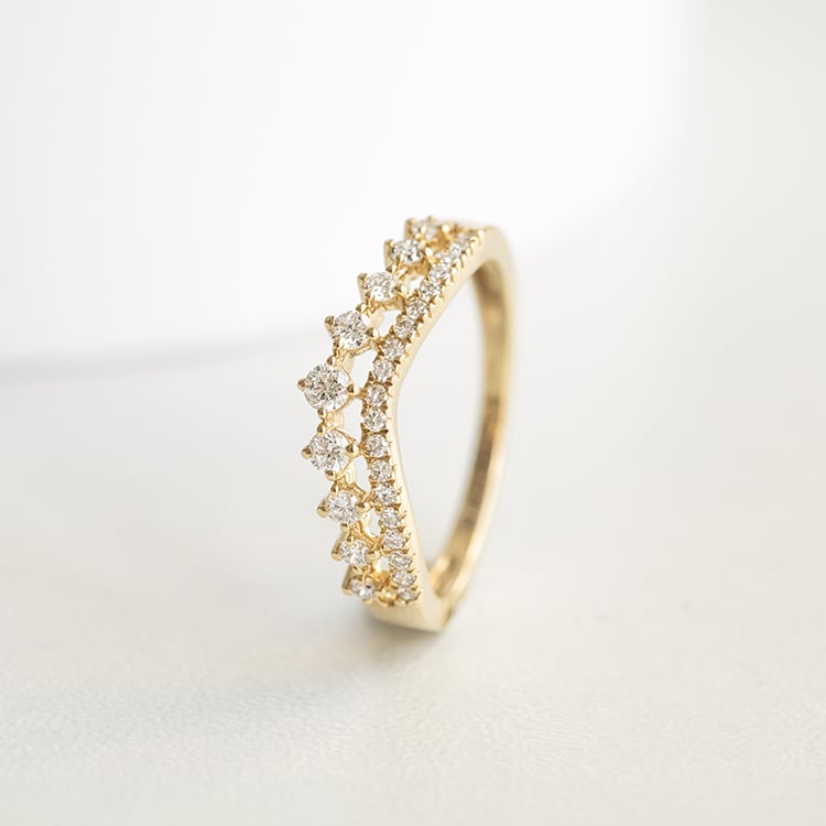 Diamantová dvojitá obručka Colin 144826