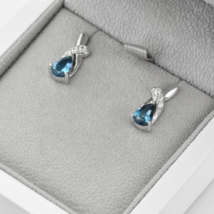 Topásové náušnice 42285