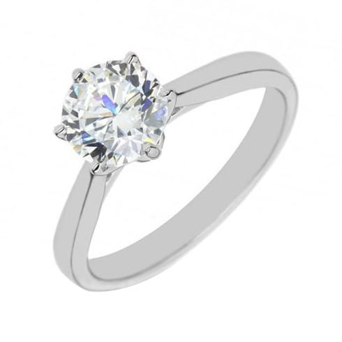 Platinový prsteň Kalyn