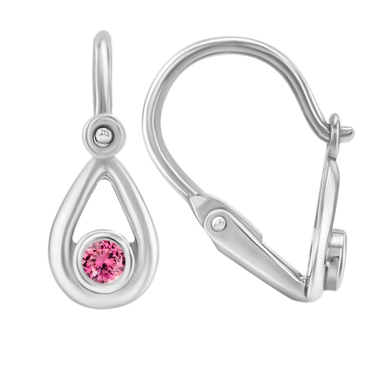 Detské zlaté náušnice slzy 32351