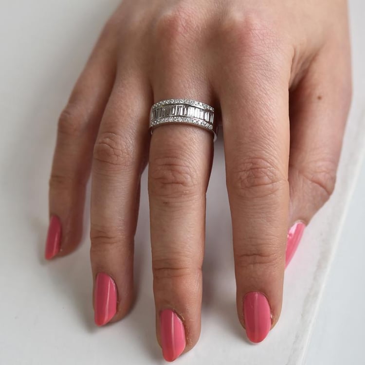 Zlatý prsteň plný diamantov 43510