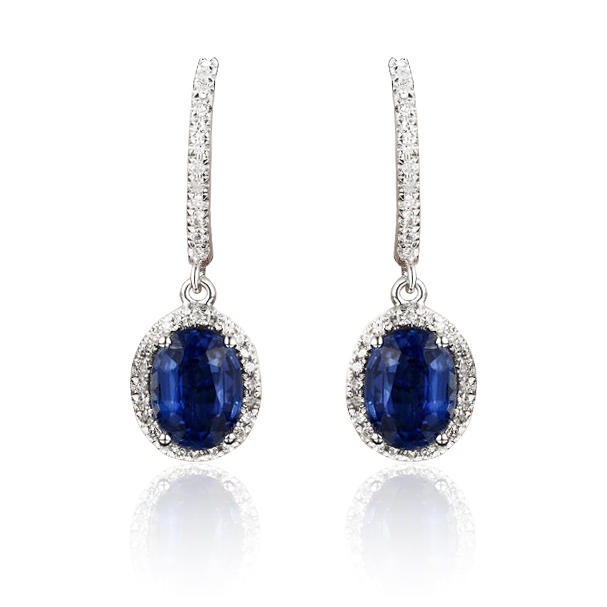 Kianitové náušnice