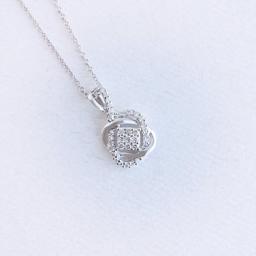 Zlatý set prepletaných šperkov s lab-grown diamantmi Emilis
