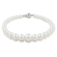 Nežný náramok s bielymi perlami Leila