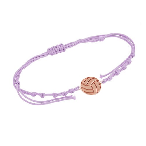 Povrázkový náramok lopta s gravírom vašej voľby Volleyball