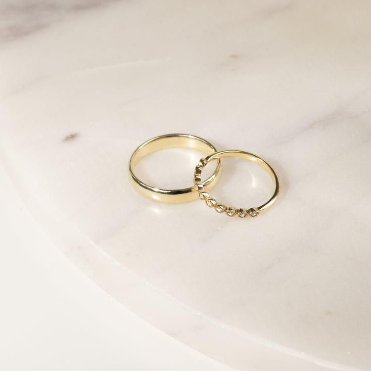 Minimalistický eternity prsteň s lab-grown diamantmi Edan 136168